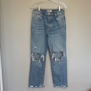 We The Free Distressed Boyfriend Jeans